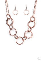 Cargar imagen en el visor de la galería, Jump Into The Ring - Copper Necklace Set
