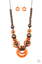 Cargar imagen en el visor de la galería, Boardwalk Party - Orange Necklace Set
