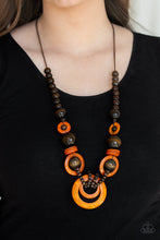 Cargar imagen en el visor de la galería, Boardwalk Party - Orange Necklace Set
