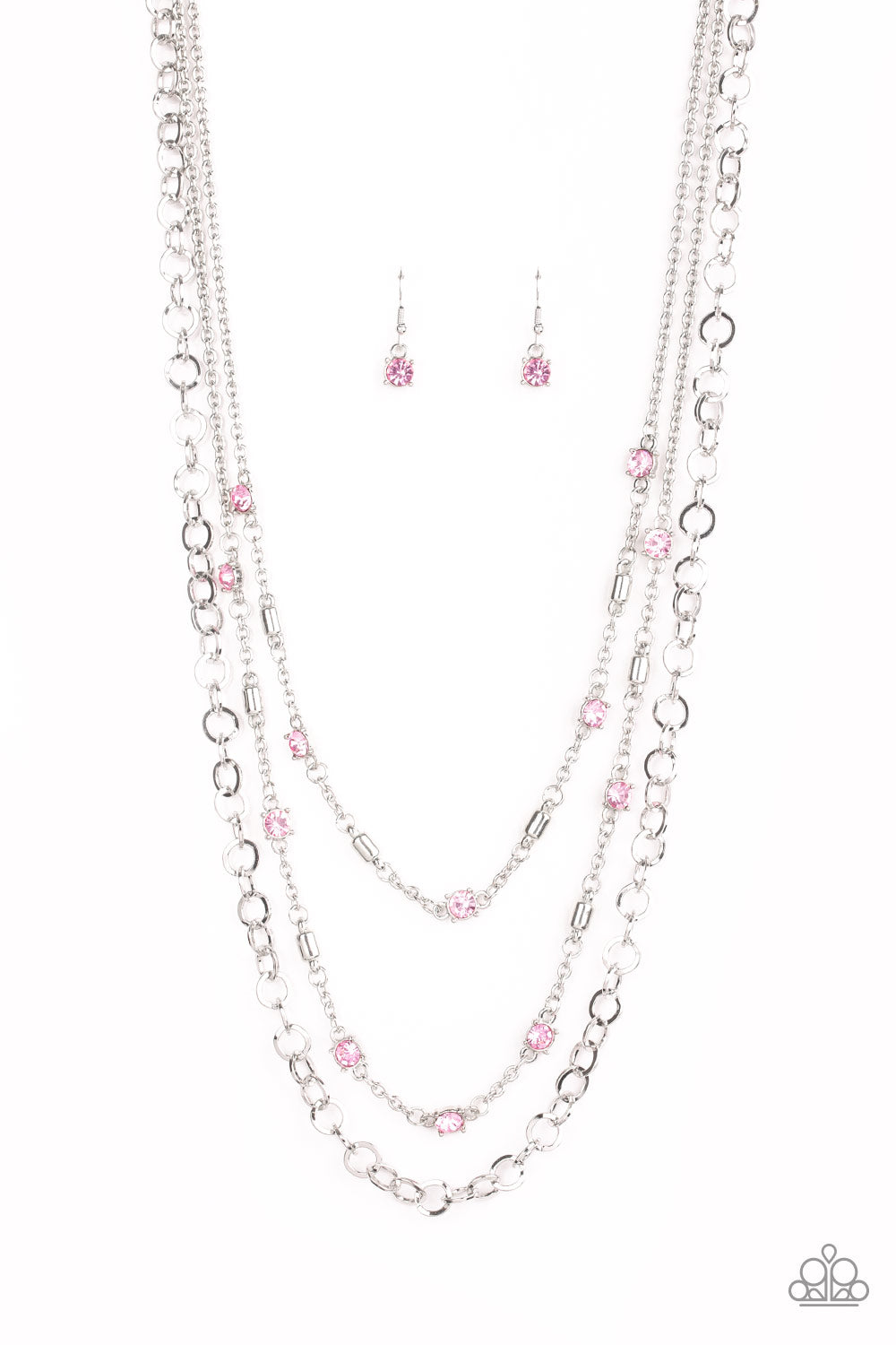 Metro Mixer - Pink Necklace Set