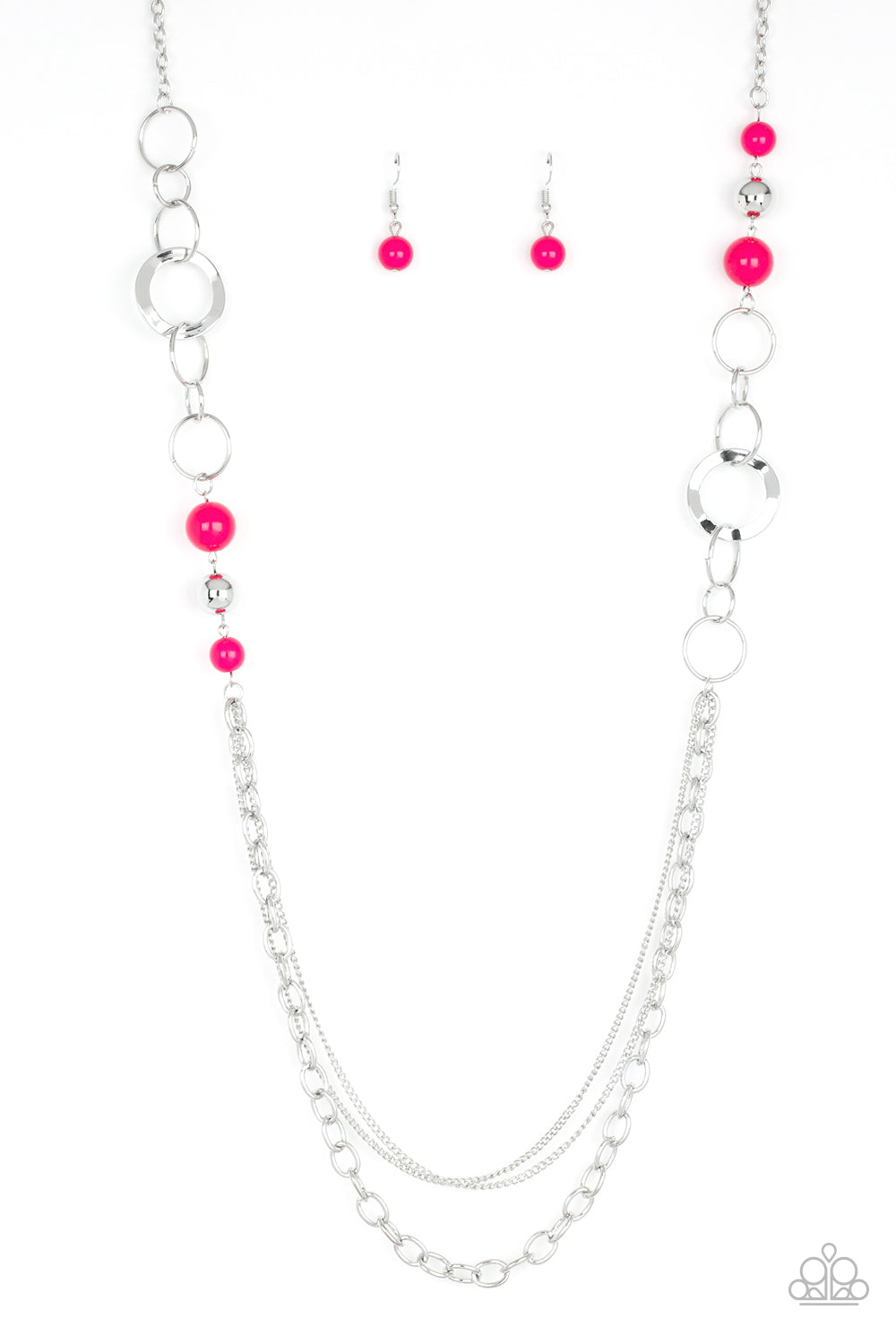 Modern Motley - Pink Necklace Set