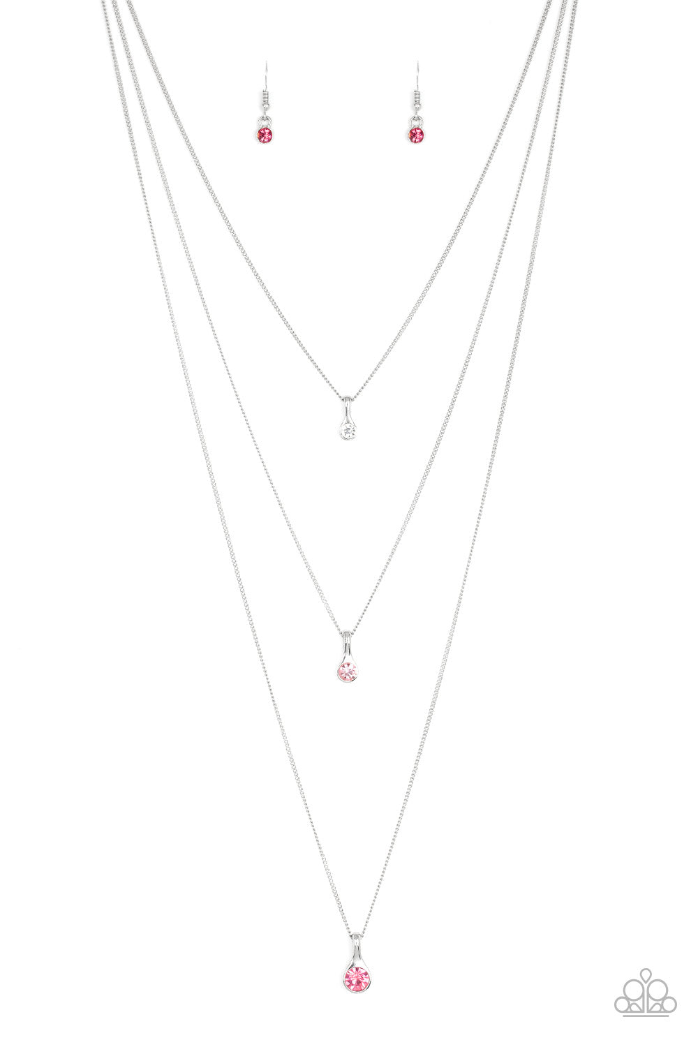 Crystal Chic - Pink Necklace Set