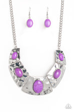 Cargar imagen en el visor de la galería, RULER In Favor - Purple Necklace Set
