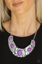 Cargar imagen en el visor de la galería, RULER In Favor - Purple Necklace Set
