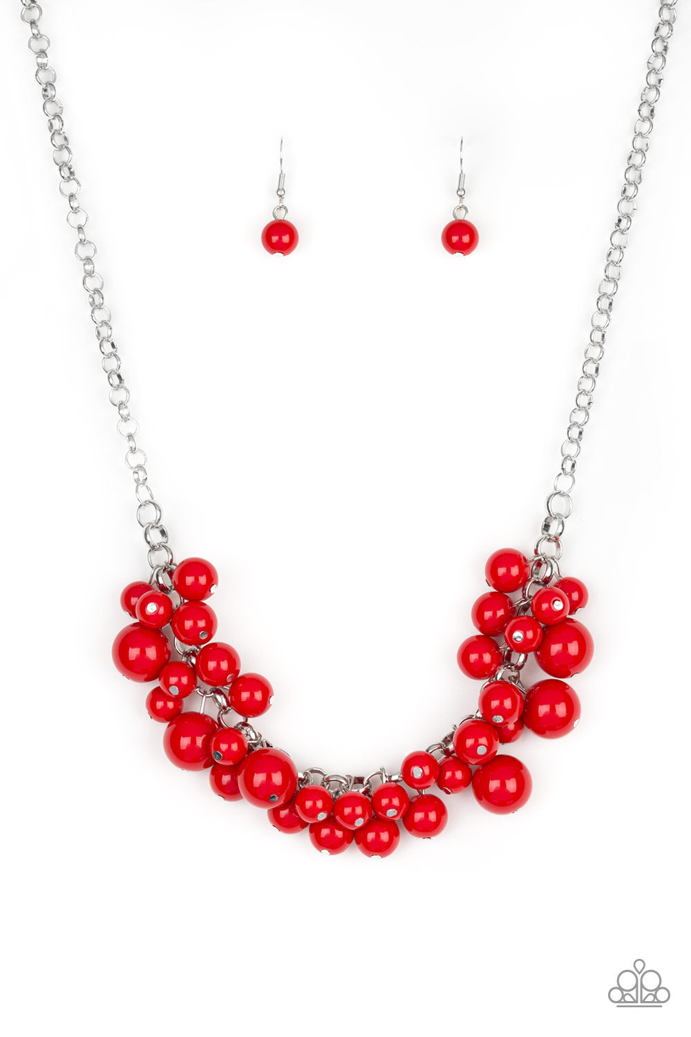 Walk This BROADWAY- Red Necklace Set