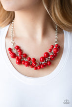 Cargar imagen en el visor de la galería, Walk This BROADWAY- Red Necklace Set
