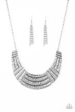 Load image into Gallery viewer, Ready To Pounce - Silver Necklace Set
