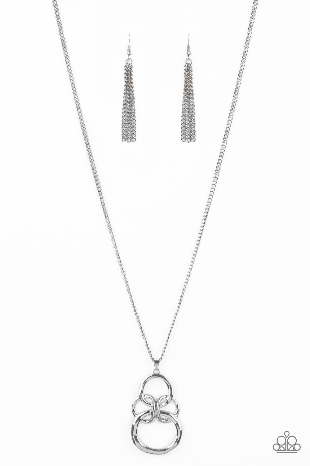 Courageous Contour - Silver Necklace Set
