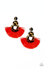 Load image into Gallery viewer, One Big Party Animal - Red Earrings
