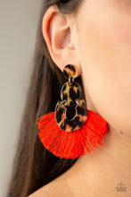 Load image into Gallery viewer, One Big Party Animal - Red Earrings
