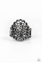 Cargar imagen en el visor de la galería, Grenada Gardens - Black Gunmetal Ring
