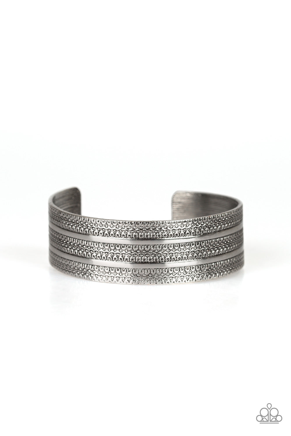 Patterned Plains - Silver Bracelet