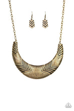 Charger l&#39;image dans la galerie, Geographic Goddess - Brass Necklace Set
