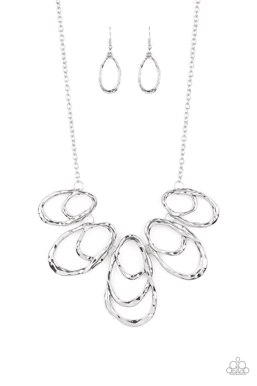 Terra Storm - Silver Necklace Set