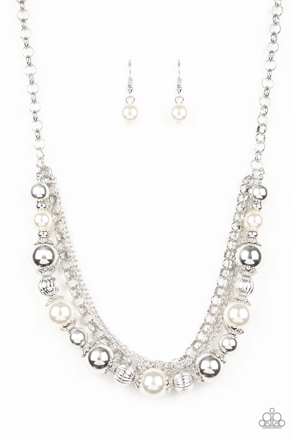 5th Avenue Romance - White Necklace Set
