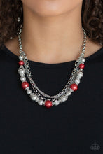 Cargar imagen en el visor de la galería, 5th Avenue Romance - Red Necklace Set
