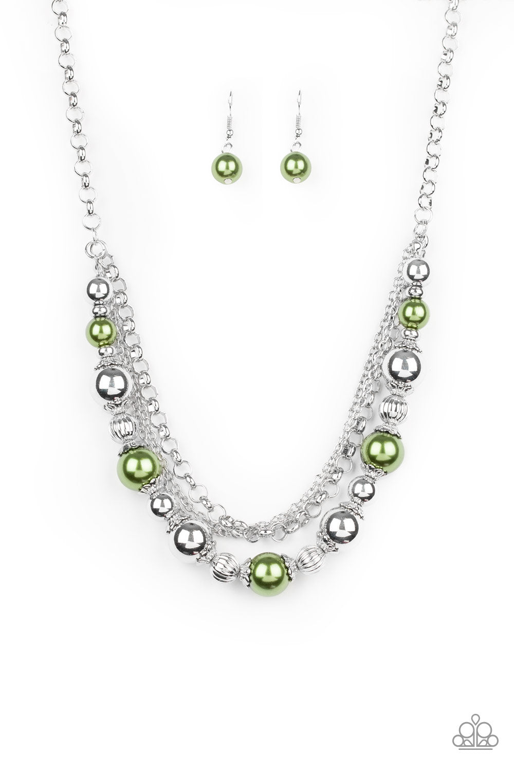 5th Avenue Romance - Green Necklace Set