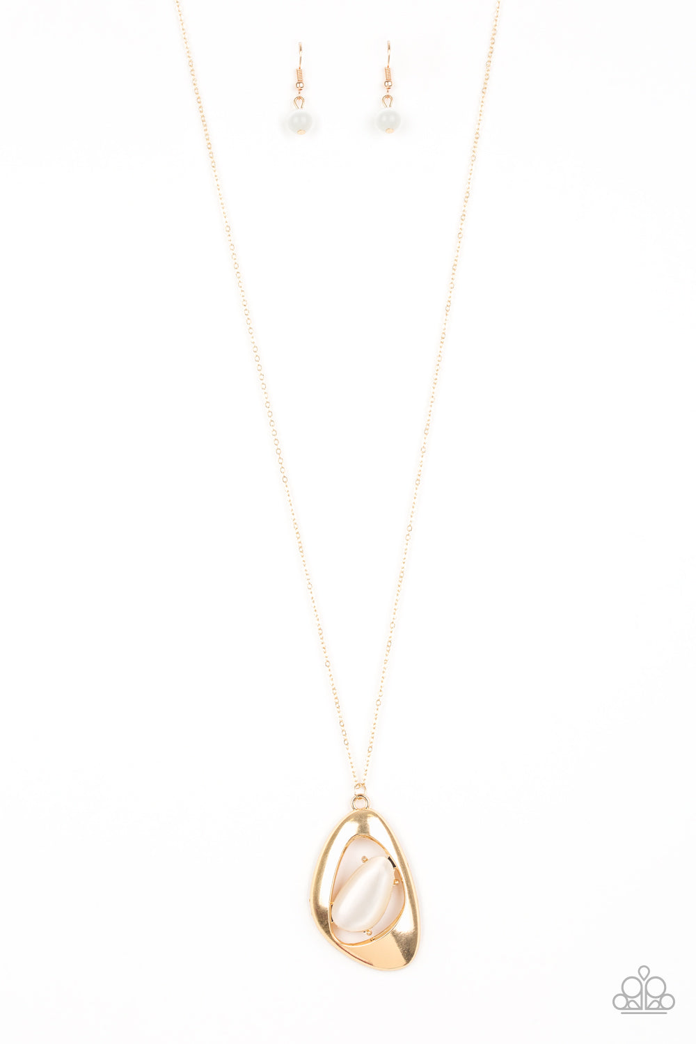 Asymmetrical Bliss - Gold Necklace Set