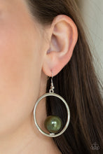 Charger l&#39;image dans la galerie, Solitaire REFINEMENT - Green Earrings
