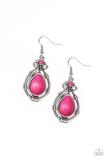 Canyon Scene - Pink Earrings