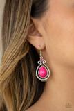 Cargar imagen en el visor de la galería, Canyon Scene - Pink Earrings
