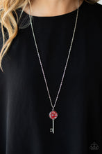 Cargar imagen en el visor de la galería, Key Keepsake - Red Necklace Set
