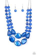 Load image into Gallery viewer, Beach Glam - Blue Necklace Set
