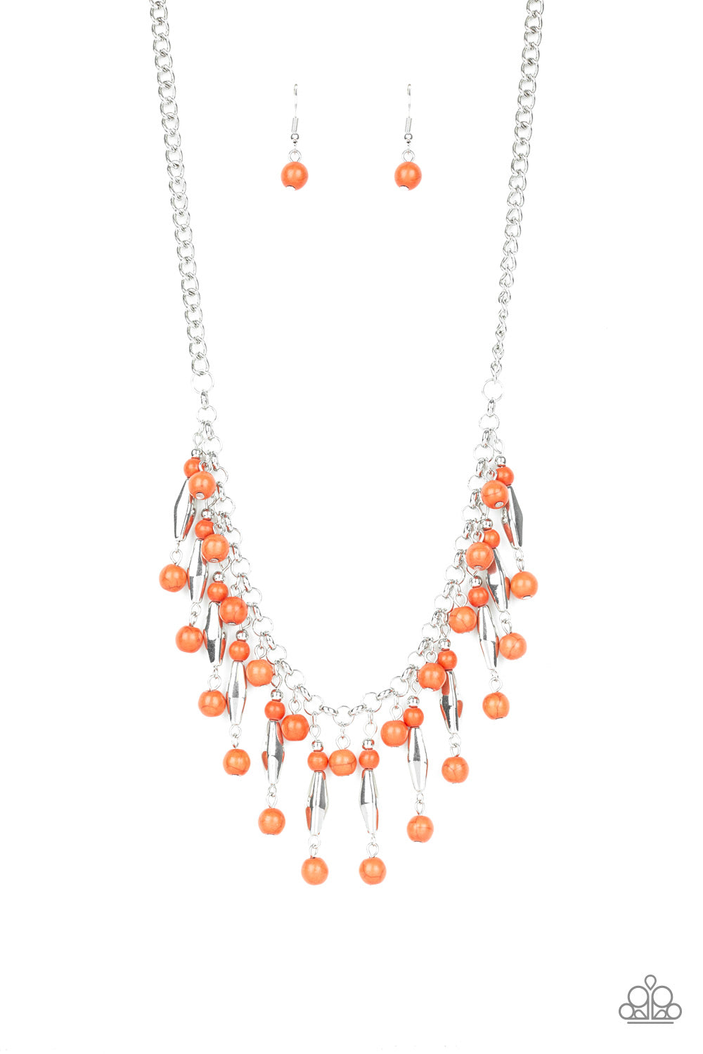 Earth Conscious - Orange Necklace Set