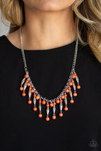 Cargar imagen en el visor de la galería, Earth Conscious - Orange Necklace Set
