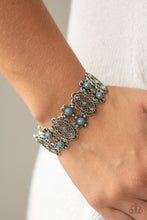 Load image into Gallery viewer, Majestic Gardens - Blue Bracelet
