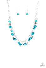 Load image into Gallery viewer, Downstage Dazzle - Blue Necklace Set
