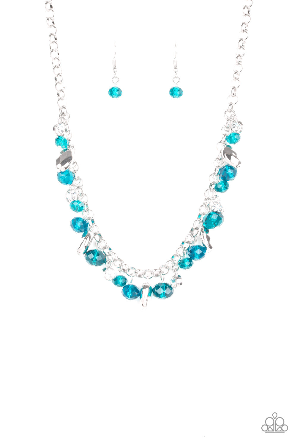 Downstage Dazzle - Blue Necklace Set