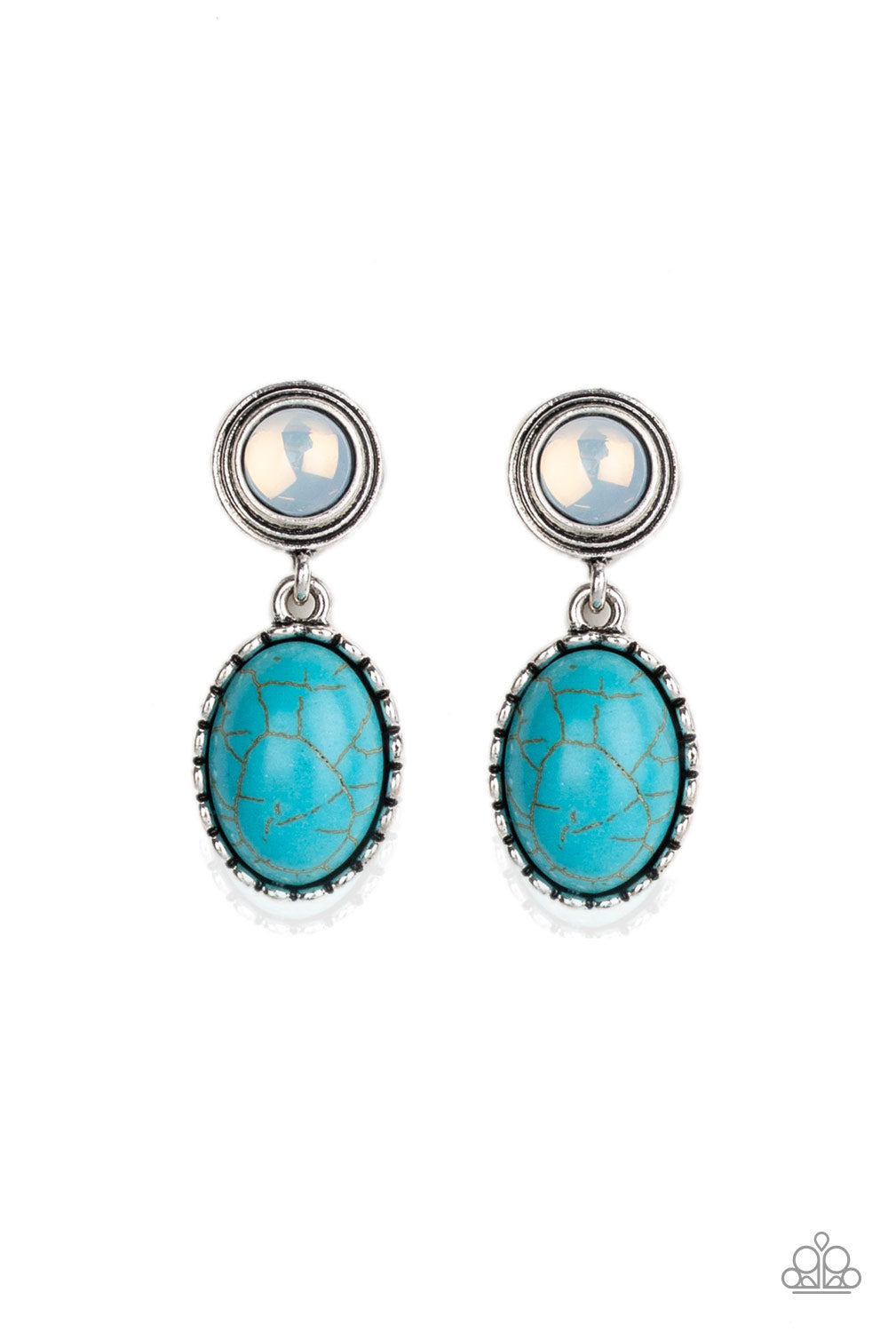 Western Oasis - Blue Earrings