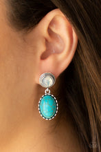 Load image into Gallery viewer, Western Oasis - Blue Earrings
