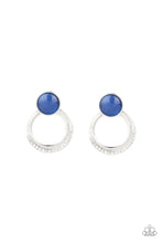 Load image into Gallery viewer, Glow Roll - Blue Earrings
