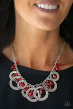 Load image into Gallery viewer, Turn It Up - Red Necklace Set
