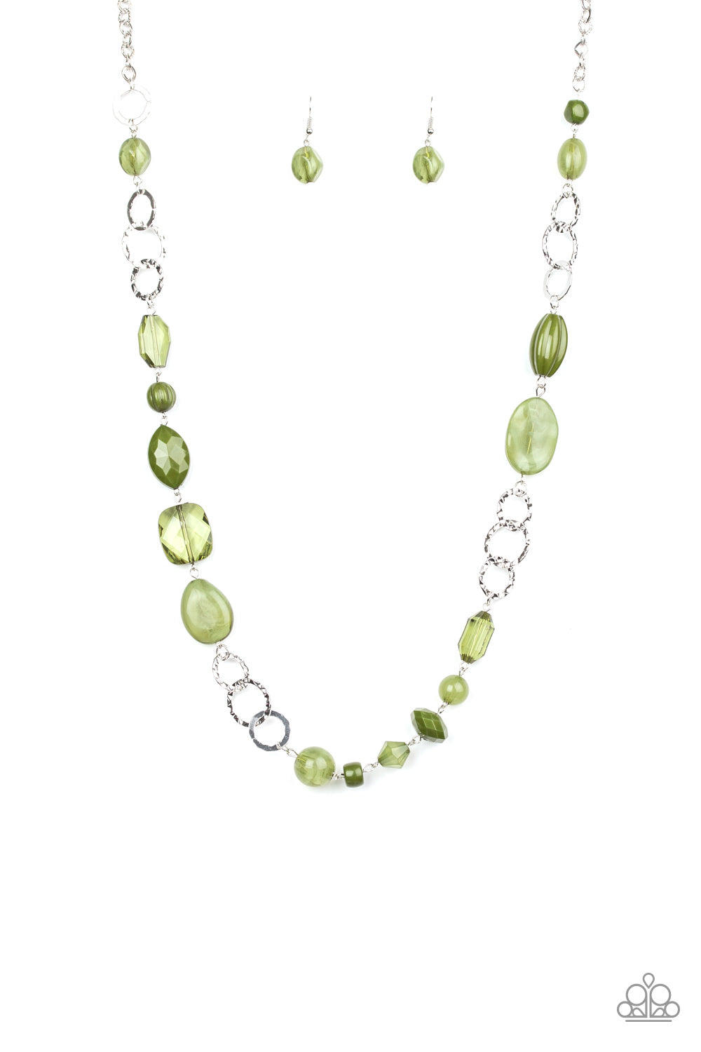 Prismatic Paradise - Green Necklace Set