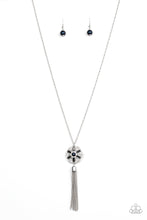 Cargar imagen en el visor de la galería, Fine Florals - Blue Necklace Set
