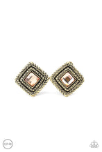 Charger l&#39;image dans la galerie, Fashion Square - Brass Earrings
