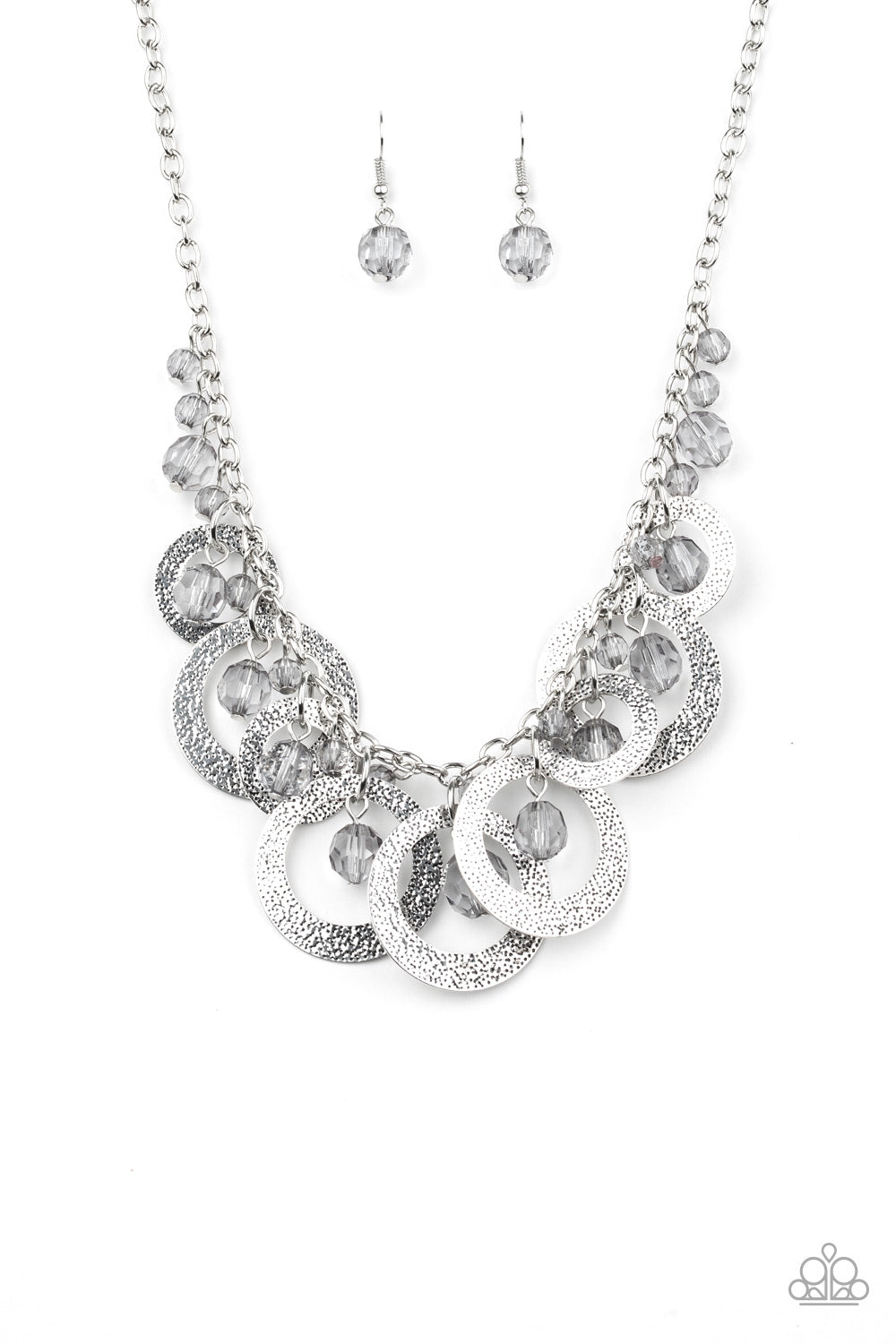 Turn It Up - Silver Necklace Set