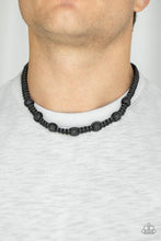 Cargar imagen en el visor de la galería, Rock Art - Black Urban Necklace
