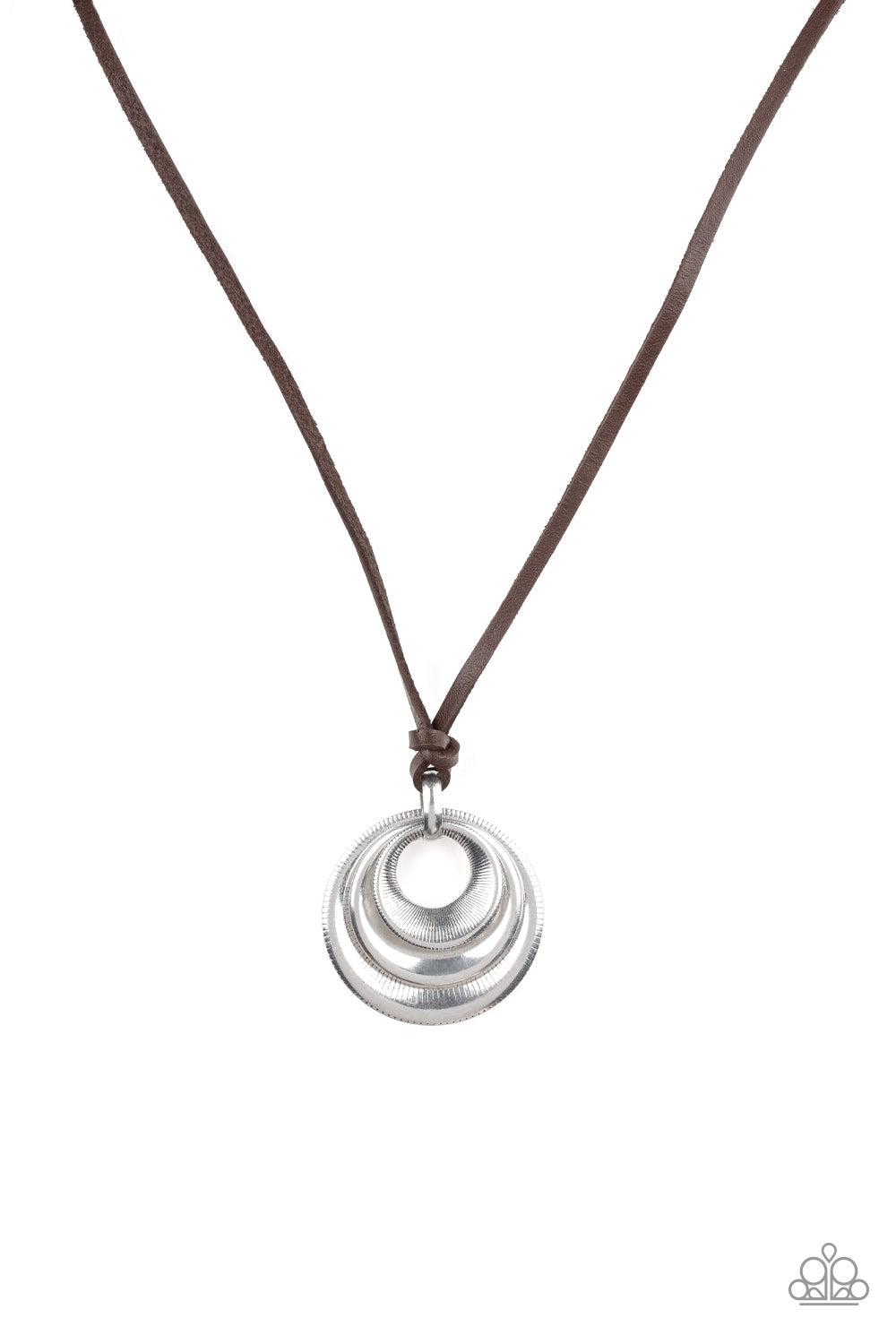 Desert Spiral - Silver Urban Necklace