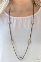 Load image into Gallery viewer, Teardrop Timelessness - Brass Necklace Set
