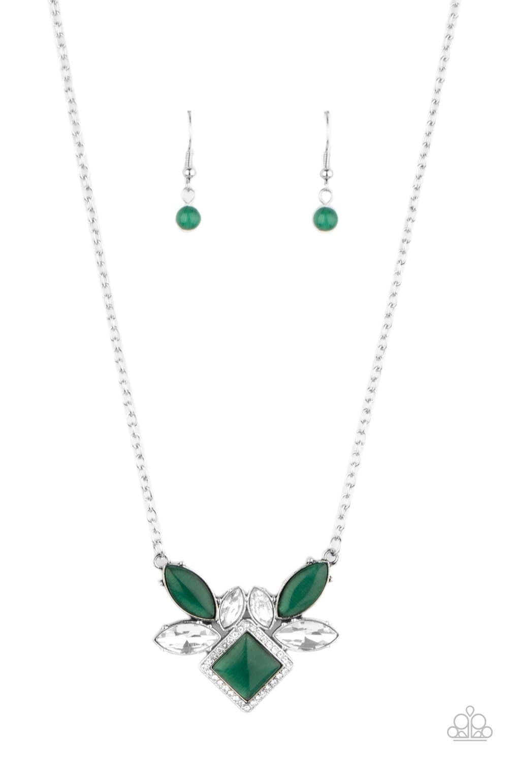 Amulet Avenue - Green Necklace Set