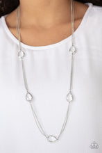 Load image into Gallery viewer, Teardrop Timelessness - White Necklace Set
