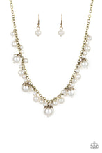 Load image into Gallery viewer, Uptown Pearls - Brass Necklace Set
