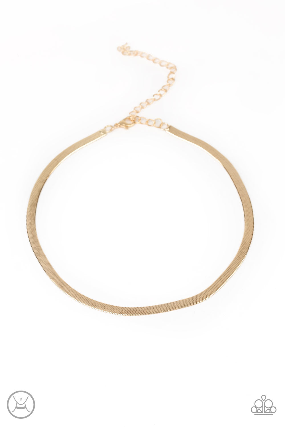 Serpentine Sheen - Gold Necklace Set