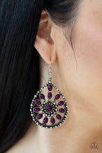 Load image into Gallery viewer, Free To Roam - Purple Earrings
