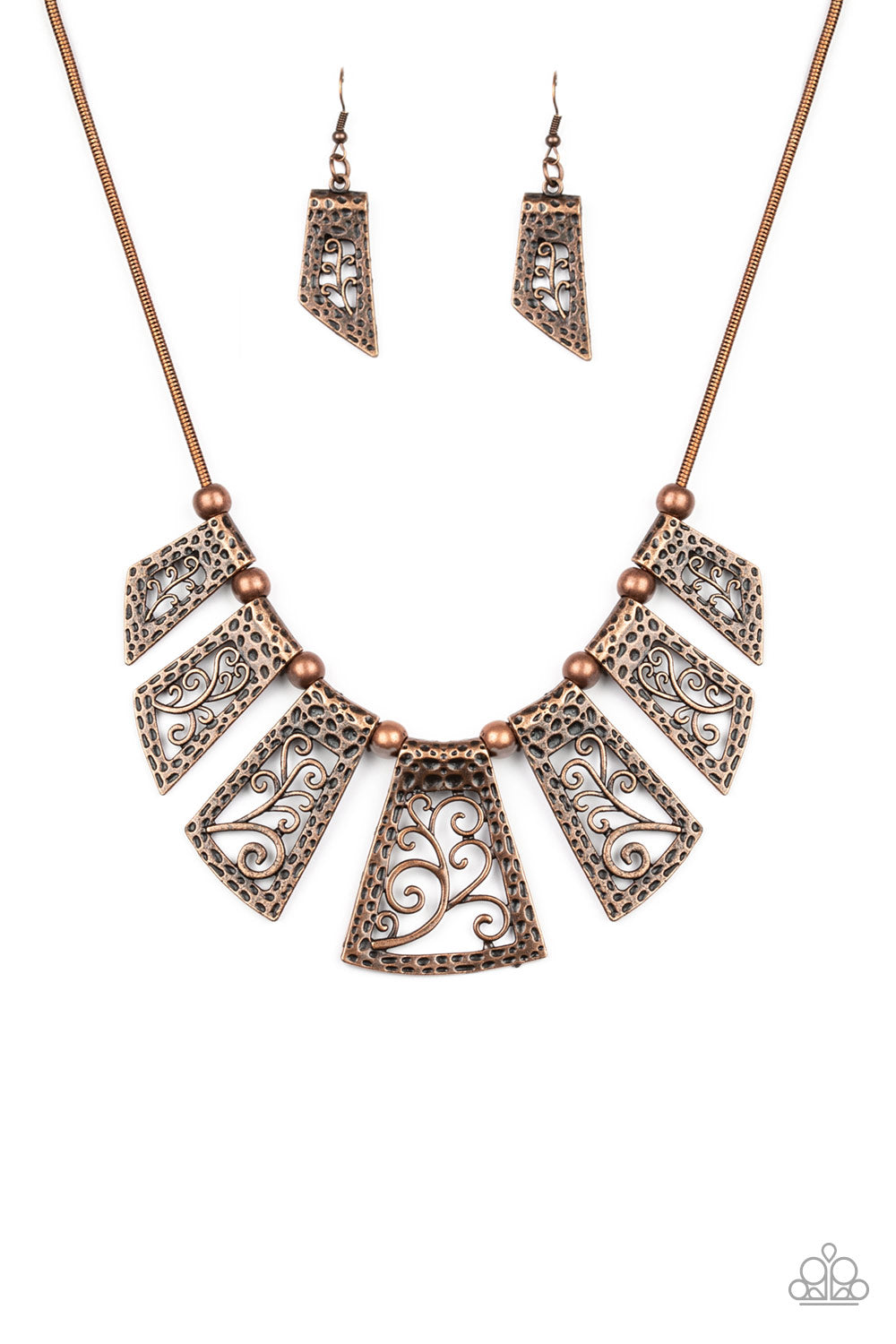 Vintage Vineyard - Copper Necklace Set