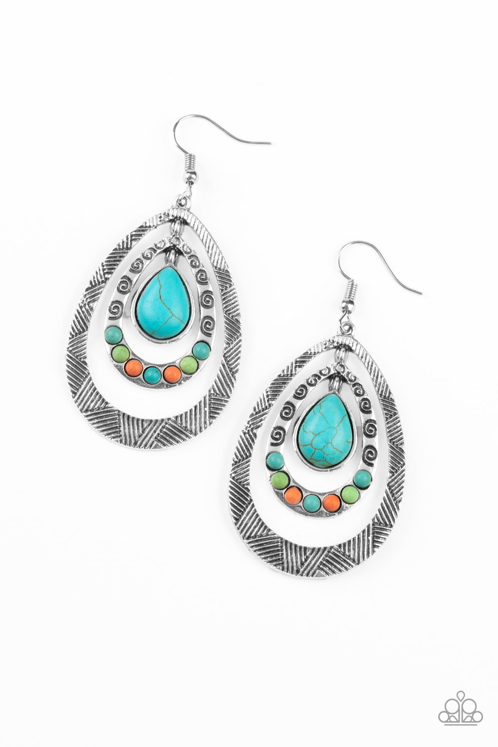 Terra Teardrops - Multi Earrings